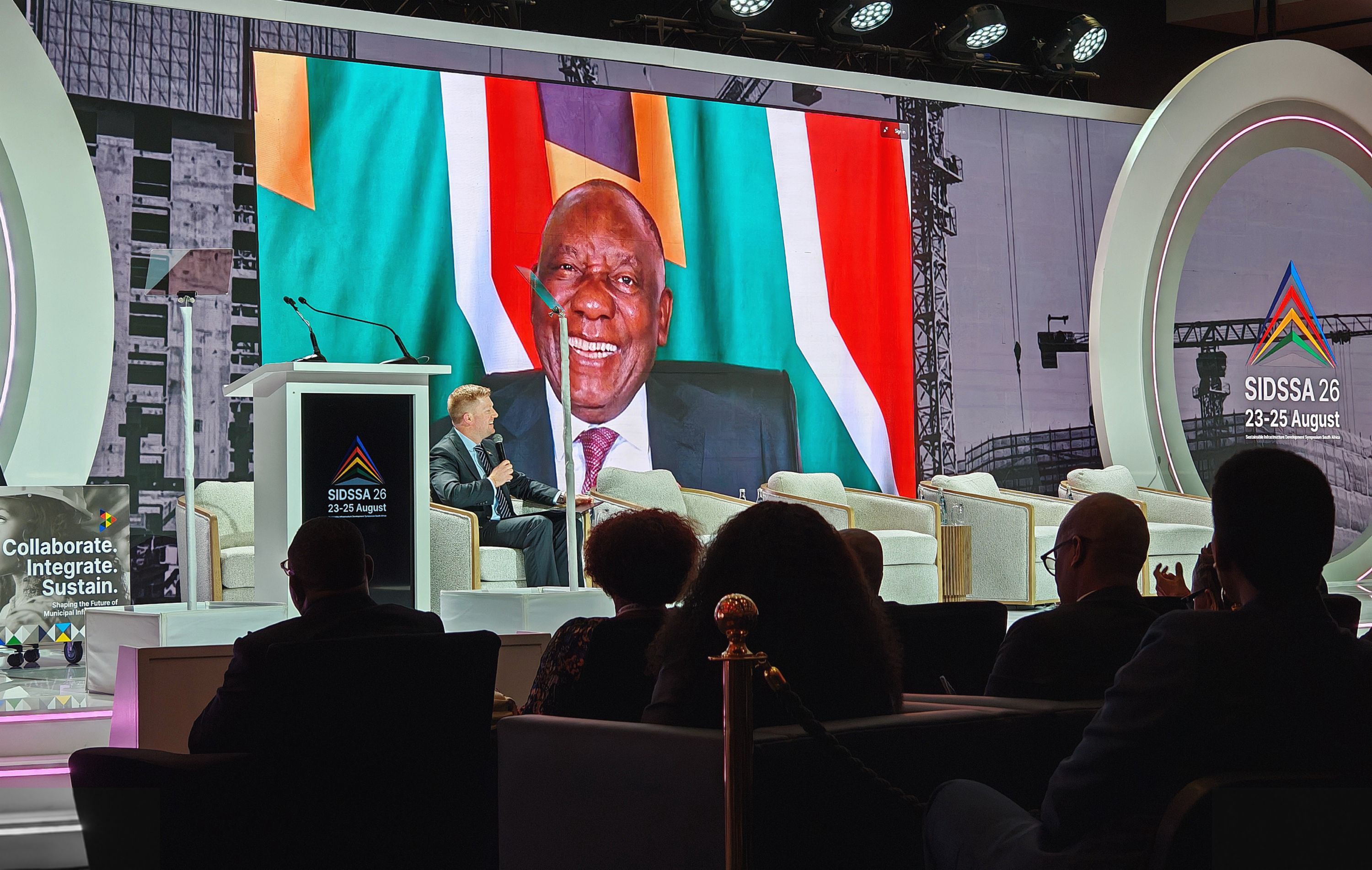 Ramaphosa dan Hill-Lewis Satukan Suara Soal Infrastruktur di Sidssa 2026