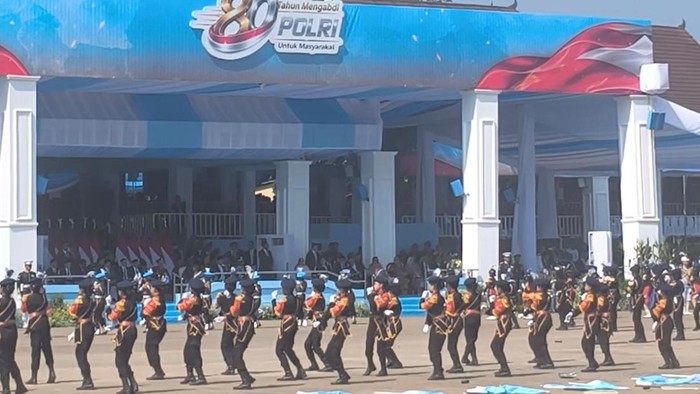 Polisi Cilik Ikut Meriahkan Hari Bhayangkara Ke-80 yang Dihadiri Prabowo