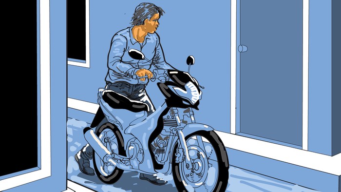 Maling Motor Beraksi di Apartemen PIK Tangerang, Modus Tukar Pelat Nomor Terekam Kamera