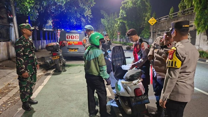 Operasi Cipta Kondisi Polres Jakpus Amankan Puluhan Motor Tanpa Surat