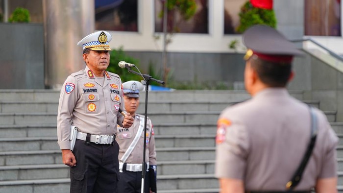 Kakorlantas Pimpin Sertijab PJU, Tekankan Ikhlas dan Kolaborasi Demi Pelayanan Publik