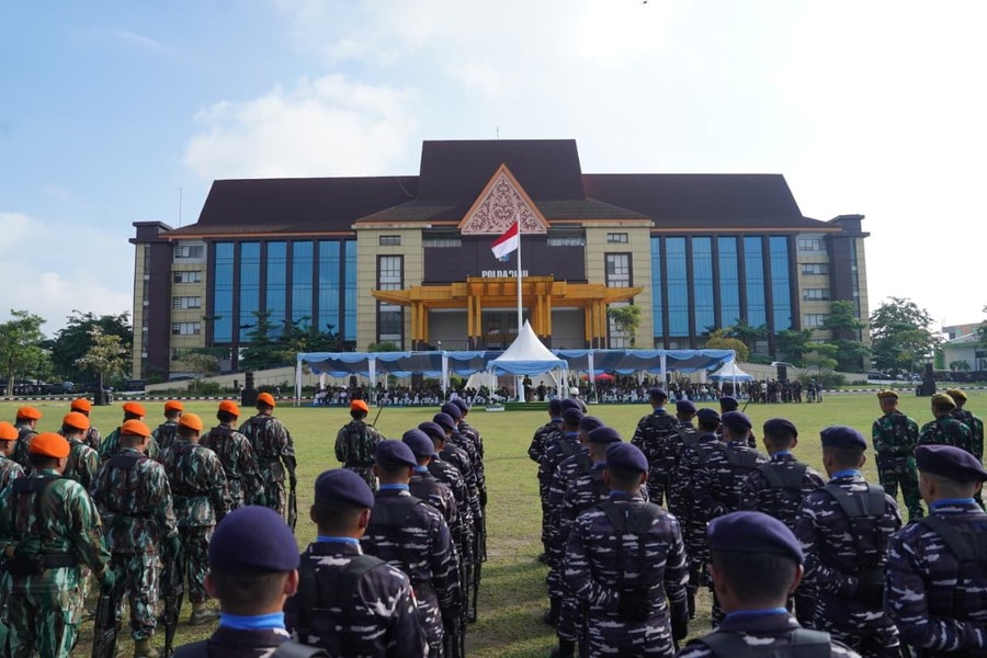 Polda Riau Peringati Hari Bhayangkara ke-80, Tegaskan Pengabdian untuk Rakyat