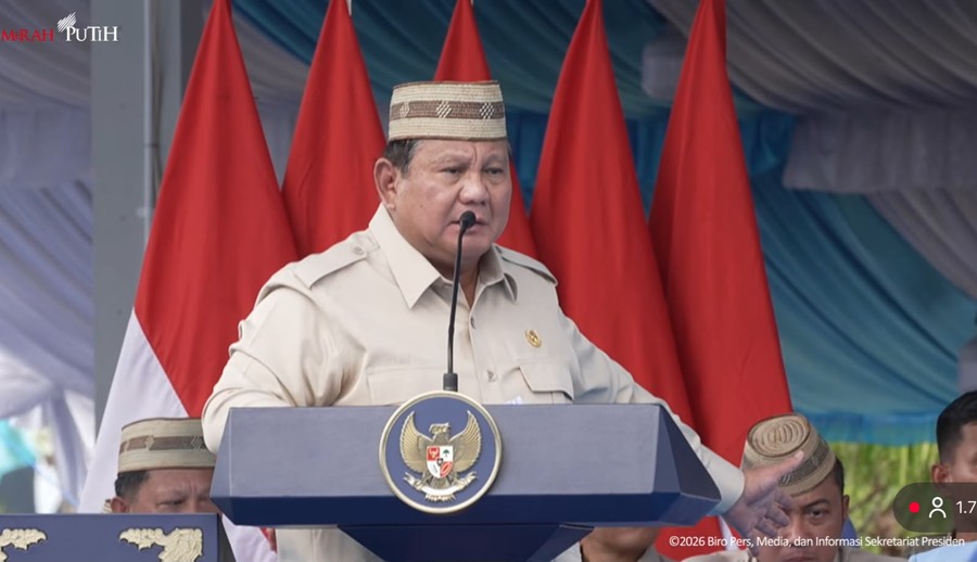 Prabowo Bicara soal Jejak Panjang di Sisi Petani dan Nelayan