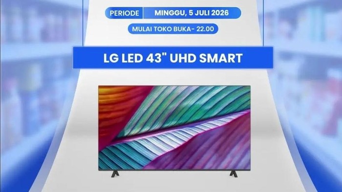 Beli Smart TV 43 Inch di Transmart Full Day Sale Bisa Diskon Rp 1 Juta