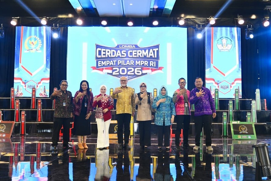 LCC Empat Pilar MPR RI Bali Diikuti Sembilan Sekolah, Ini Juaranya