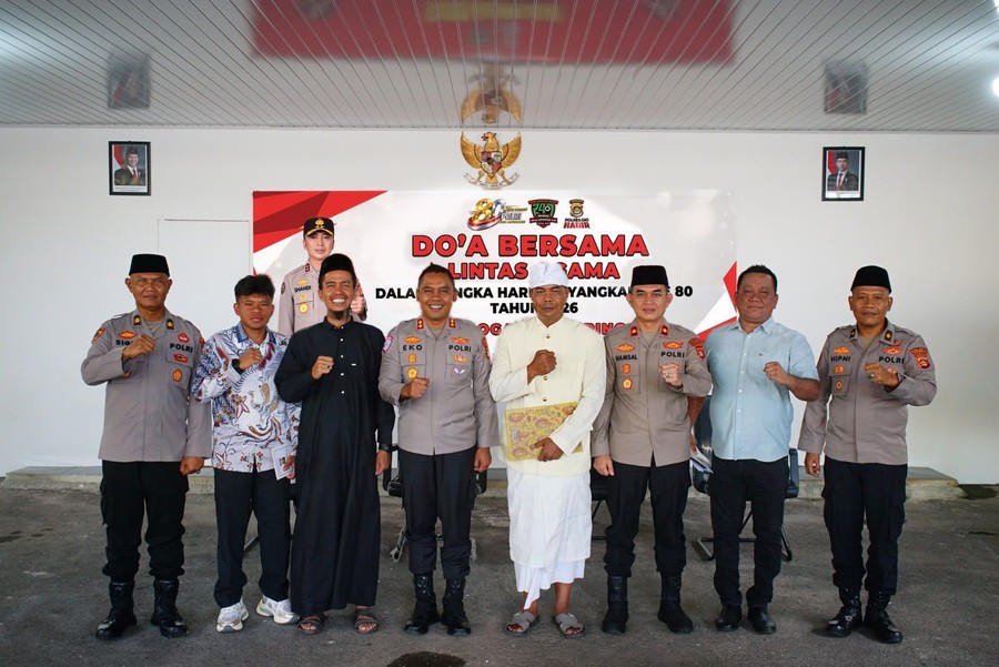 Sambut Hari Bhayangkara Ke-80, Polda Sumsel Gelar Doa Lintas Agama di OKI