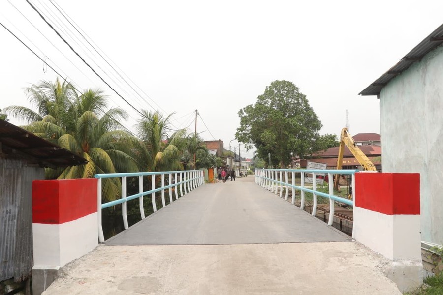 Jembatan Merah Putih Presisi di Dumai Rampung, Siap Diresmikan Kapolri di Hari Bhayangkara ke-80