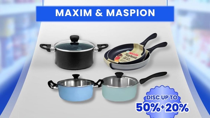 Promo Memasak Hemat: Alat Masak Banting Harga di Transmart Full Day Sale