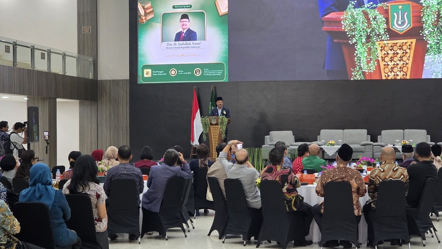 Jakarta  — Menteri Sosial Saifullah Yusuf, yang akrab disapa Gus Ipul, secara resmi menyatakan dukungannya terhadap us