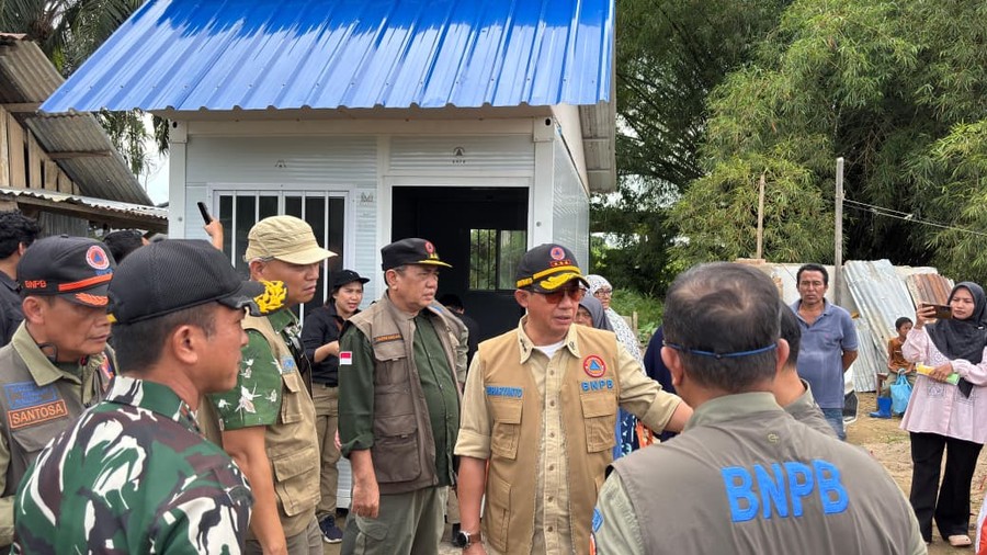 Pemulihan Pascabencana Sumatera Dipercepat, Pembangunan Huntara Tembus 99,9 Persen