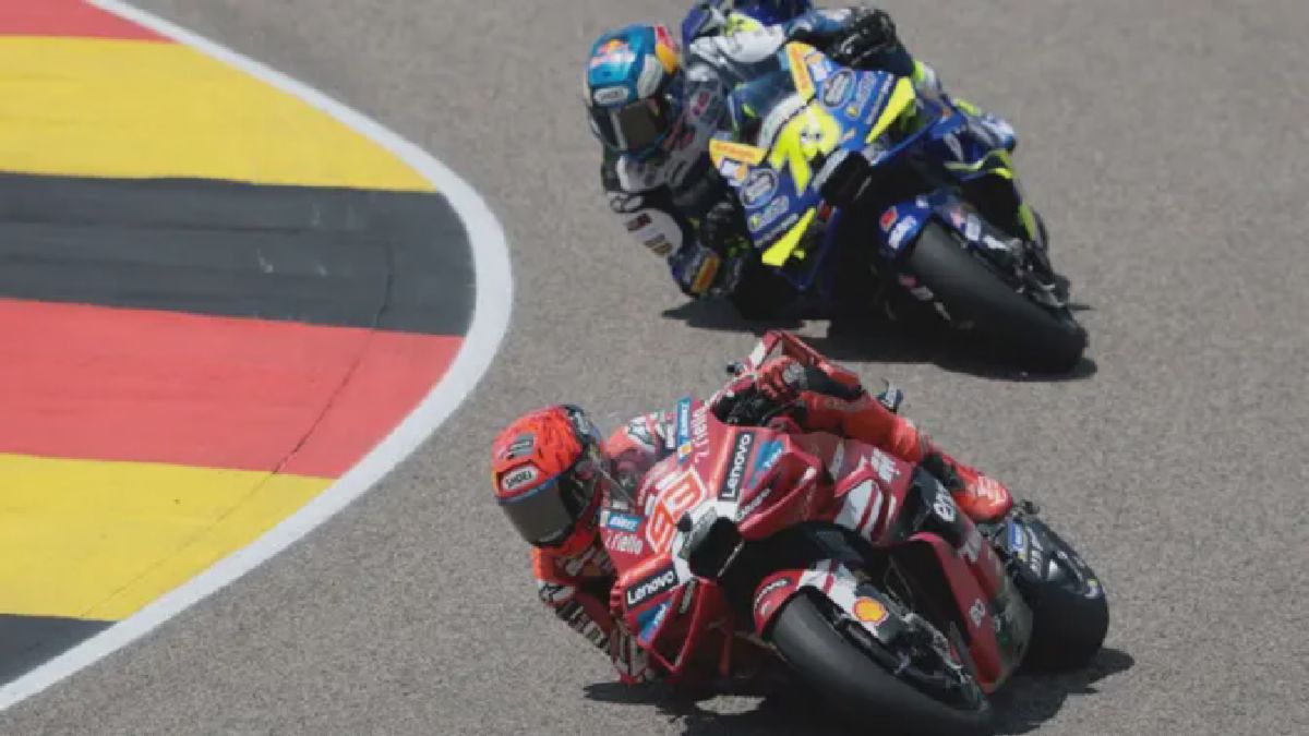Duel Marc Marquez dan Alex Marquez Panaskan Sirkuit Sachsenring Jerman