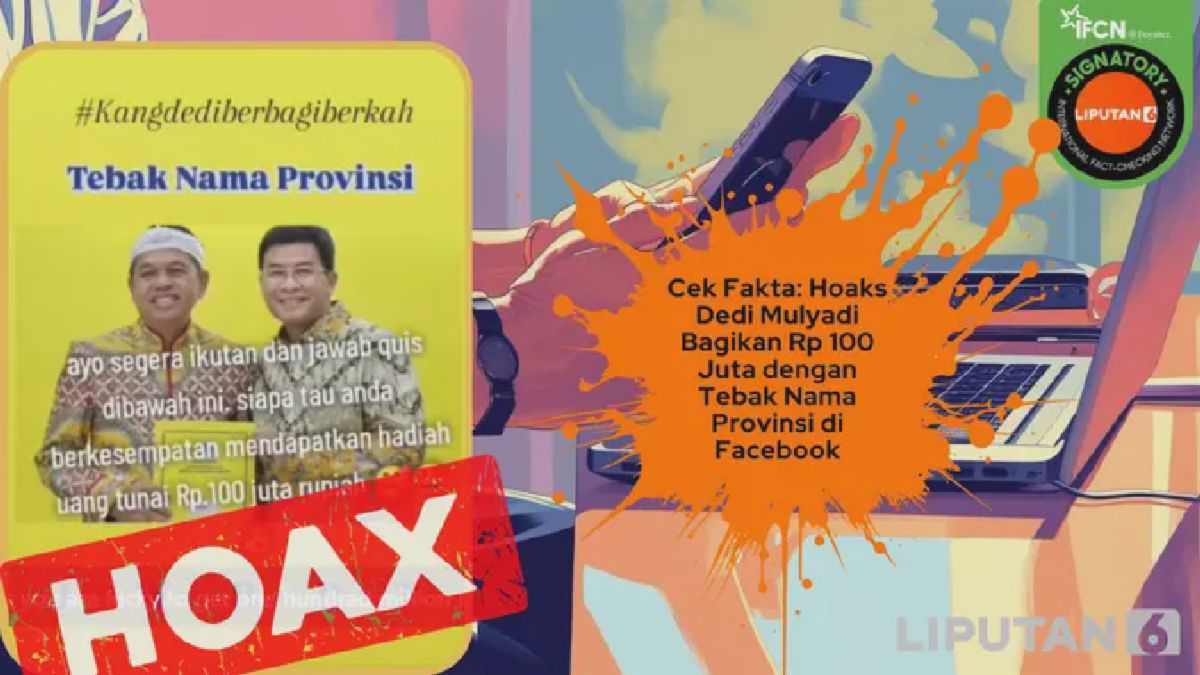 Cek Fakta: Dedi Mulyadi Bagi-Bagi Rp100 Juta Berujung Hoaks