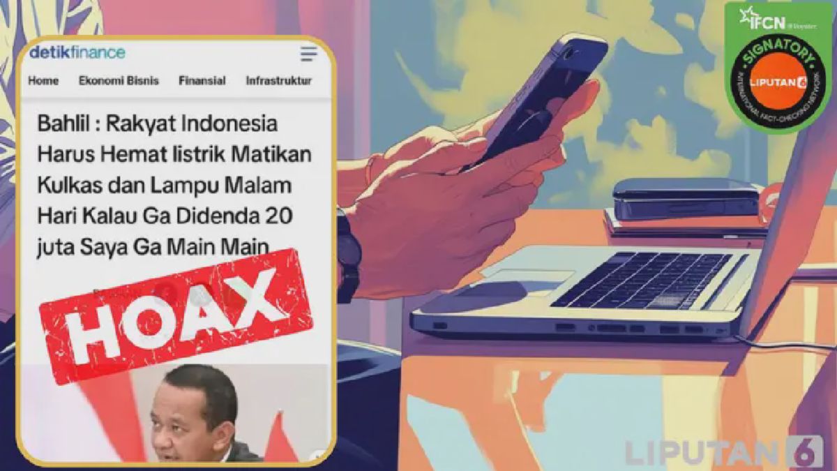Bungkar Hoaks Denda Rp20 Juta Bahlil untuk Rakyat