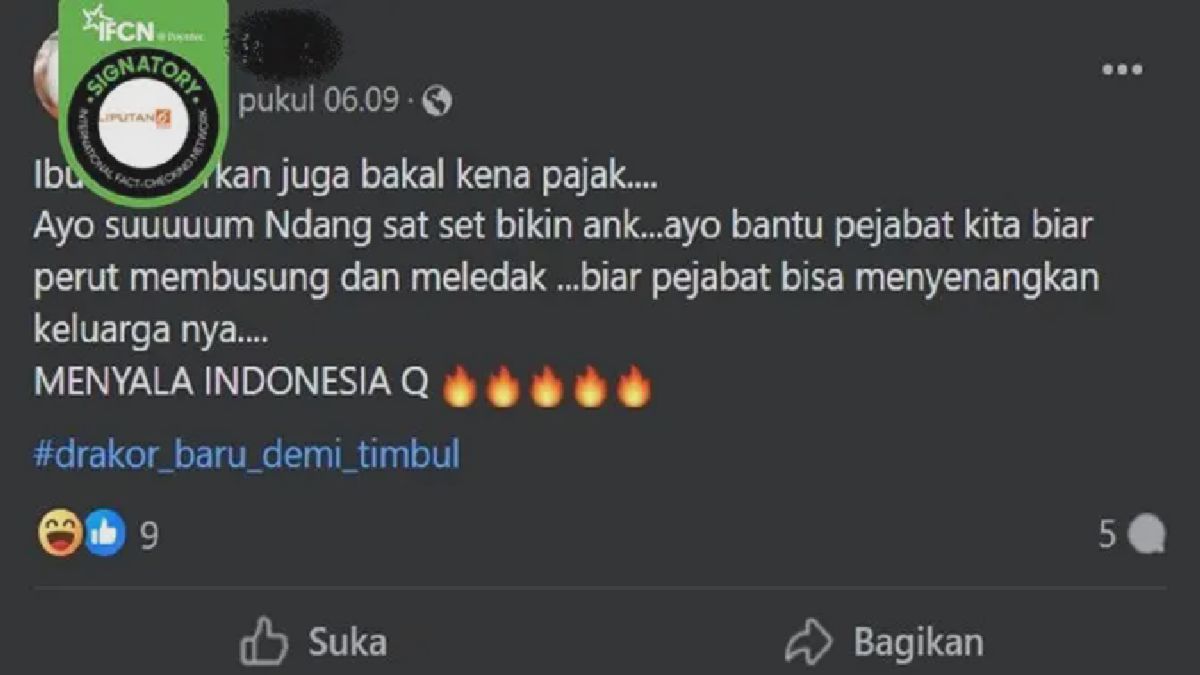 Kemenkeu Tegaskan Hoaks Pajak Ibu Melahirkan, Tidak Ada Kebijakan Baru