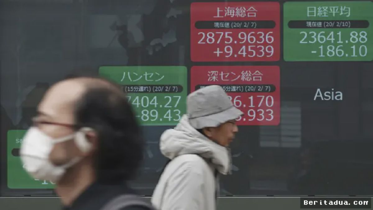 Tokyo — Bursa Saham Asia Anjlok Dipicu Lonjakan Kasus Corona